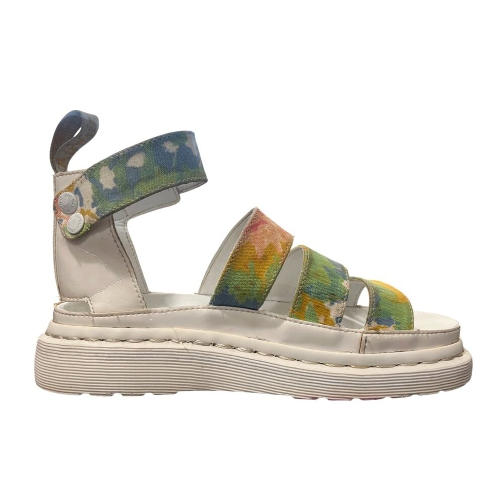 Dr. Doc Martens Clarissa II Sandal Ankle Strap Floral Airwair Vegan Women Size 6 - Picture 4 of 12